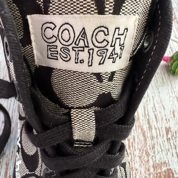 🔹Coach Women’s Black Printed Sneakers - Size 6B🔸 - Picture 16 of 16